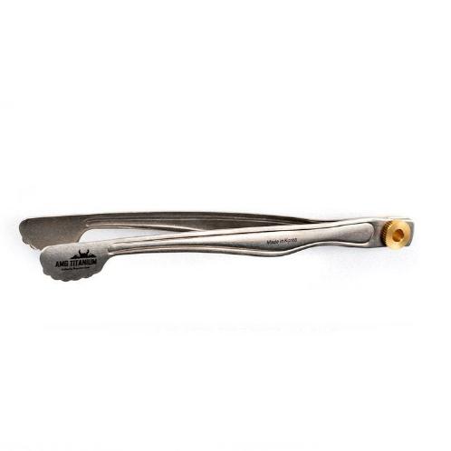 Titanium Camping Tongs Outdoor Cookware Backpacking Hiking Picnic Trekking Solo Camping Grade 2 Tita