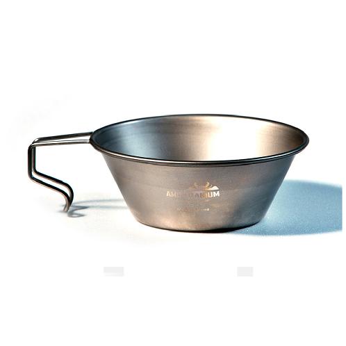 Titanium Camping Sierra Cup 370ml Outdoor Cookware Backpacking Hiking Picnic Trekking Solo Camping G